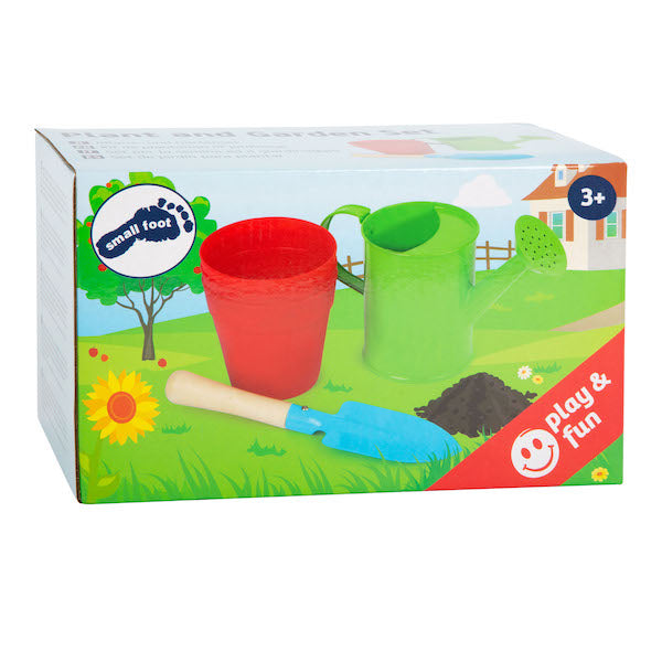 Otroški komplet za sajenje z lopatko, zalivalko in lončki Small foot – slika 6