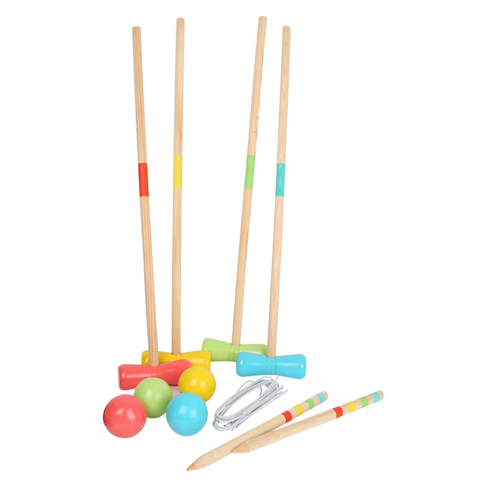 Lesena igra kroket za vrt Small foot – slika 3