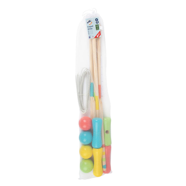 Lesena igra kroket za vrt Small foot