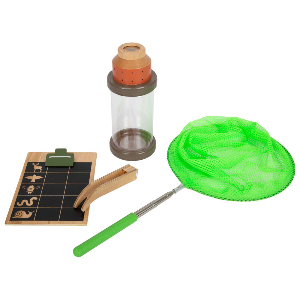Otroški raziskovalni set Discover z mrežo in kozarcem za žuželke Small foot