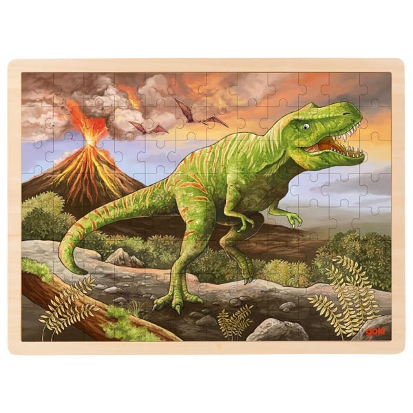 Sestavljanka z dinozavrom T-Rex, 96 kosov, Goki